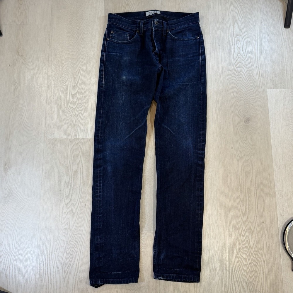 Naked Famous Men's Weird Guy Left Hand Twill Selvedge denim 31 Midnight Edition
